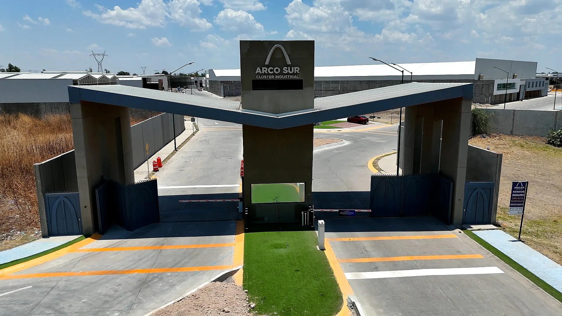 Acceso industrial de Arco Sur en Leon Guanajuato