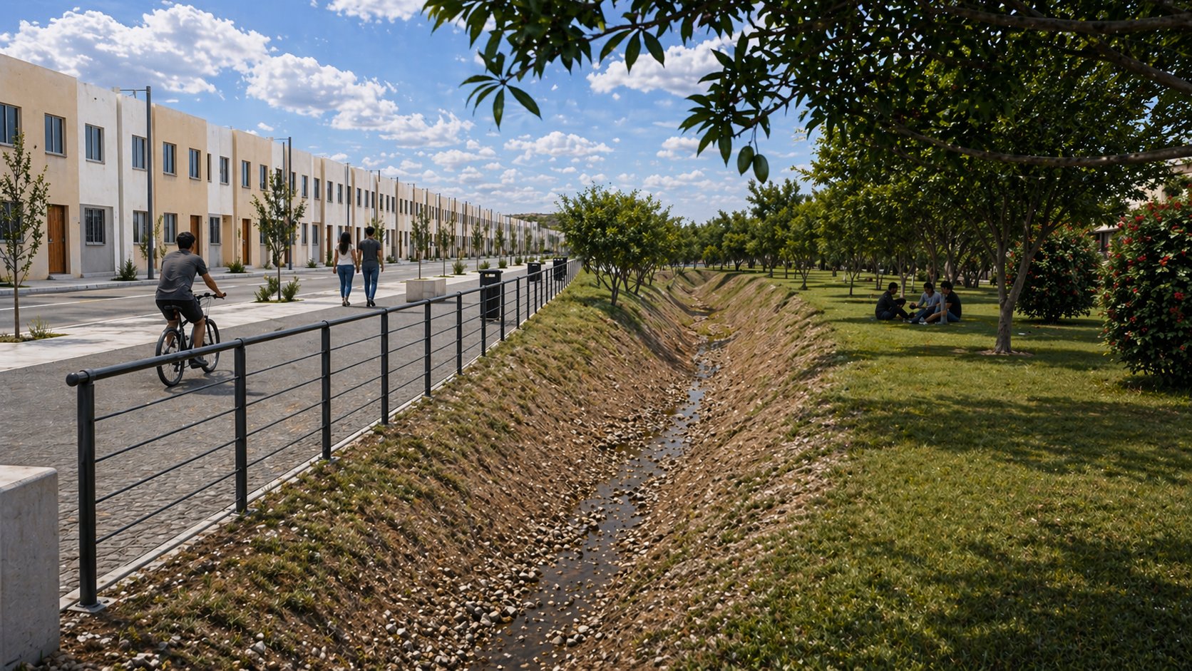 Ciclovia y canal ecologico Joya Real