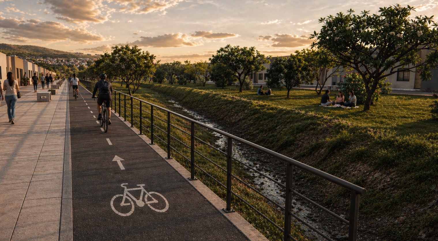 Ciclovia asfalto